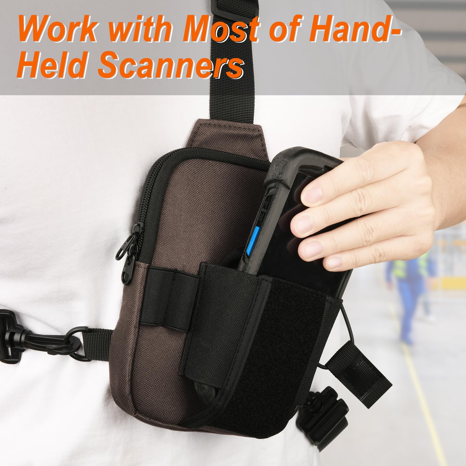 Snapklik.com : Scanner Holster, Universal Barcode Scanner Chest Harness ...