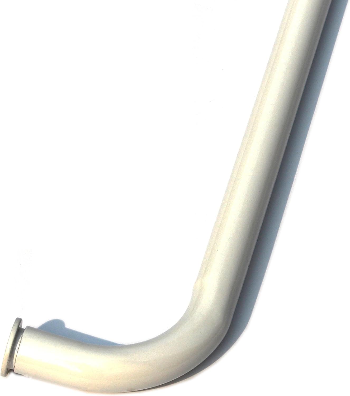 Urbanest Glossy White Bay Window Curtain Rod Set, 1-inch