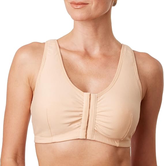 Front Closure Mastectomy Bra with Pockets