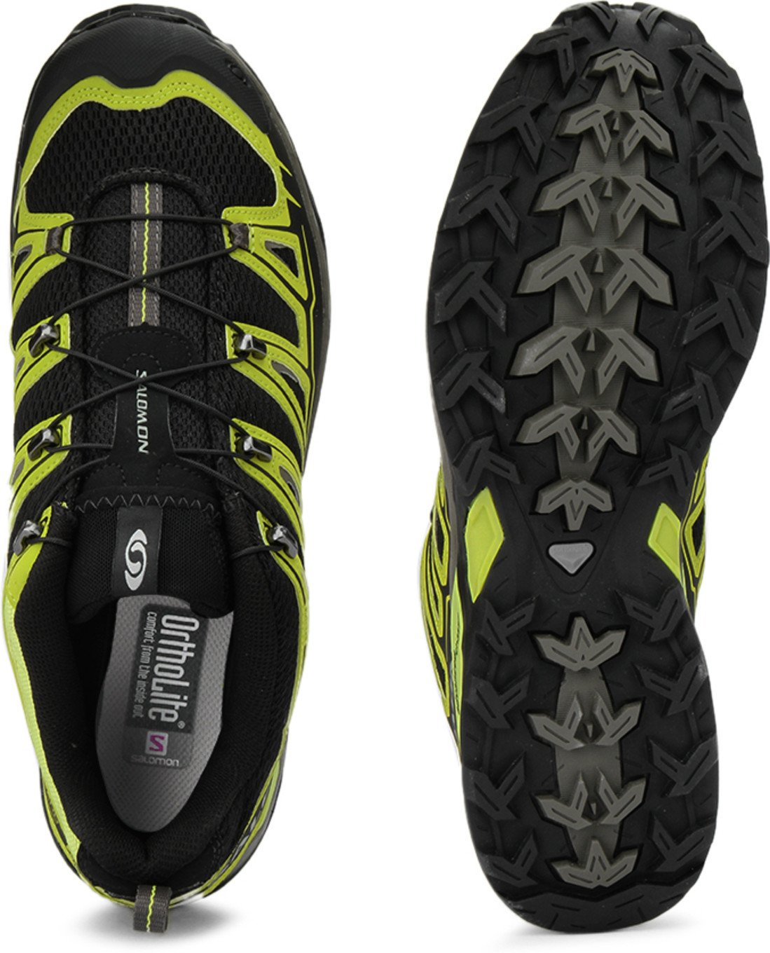 Salomon X Ultra Hiking Shoes, Men's UK 11 (Black/Mimosa Yellow