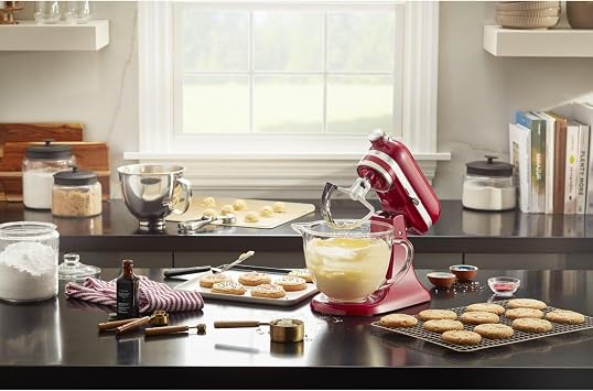 KitchenAid KSM35GB 3.5-Qt Glass Bowl for 3.5-Qt TIlt-Head Stand Mixers | Fits KitchenAid Artisan Mini 3.5 Quart Tilt-Head Stand Mixers, Dishwasher-safe, Comfortable Handle