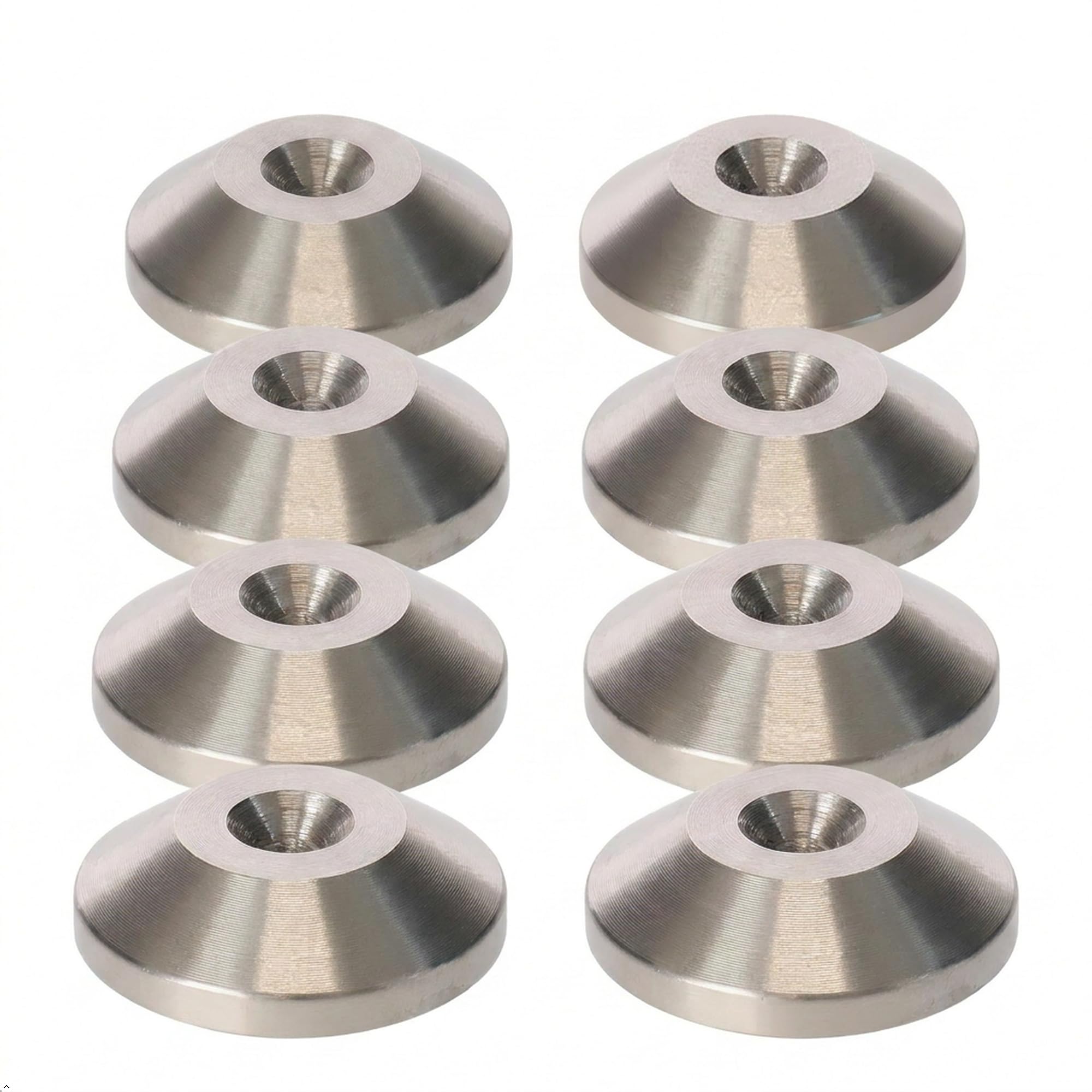 Precisiongeek Altoparlanti Piedino di Cono 20mm DIA Acciaio Inossidabile 8pz