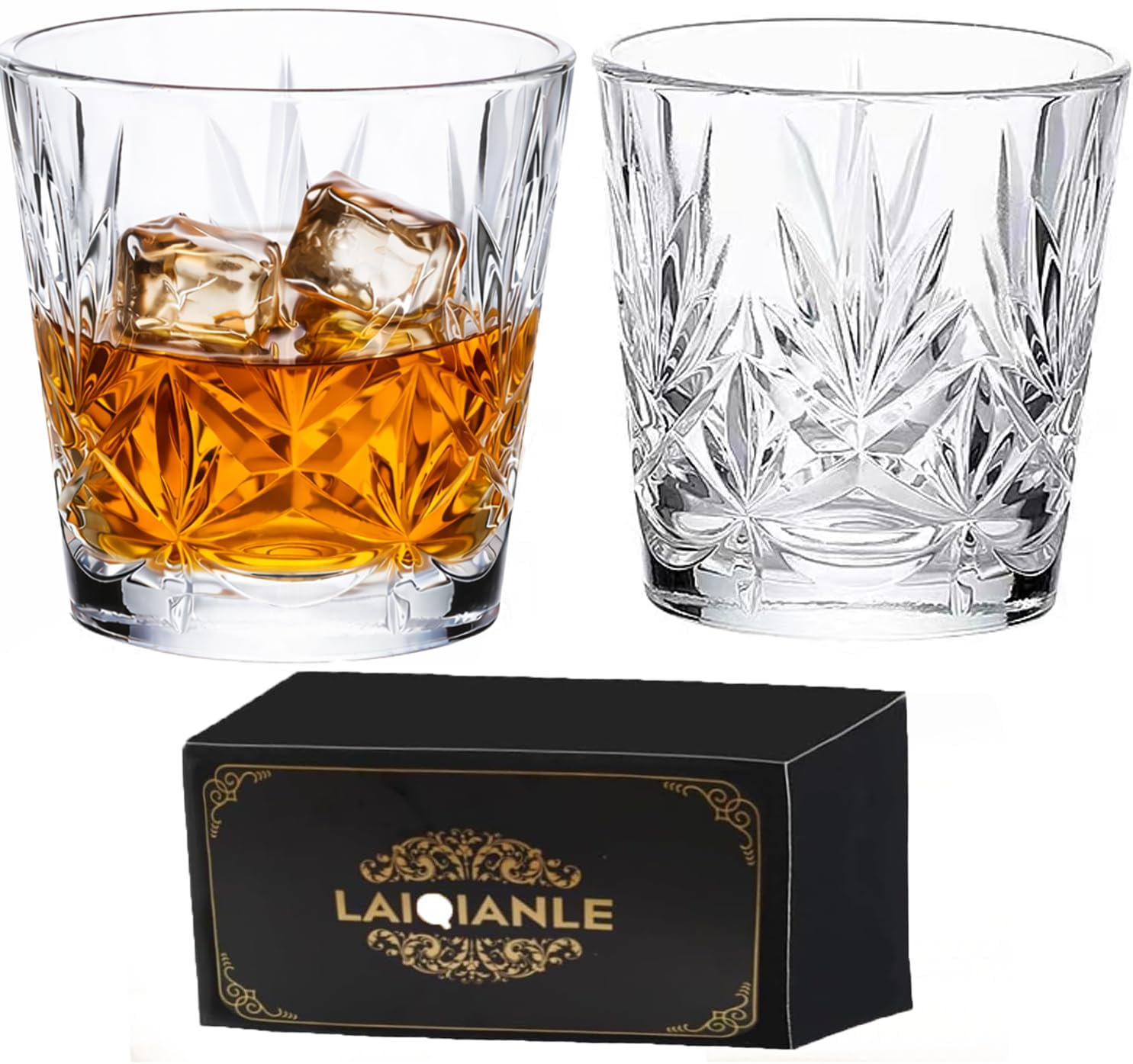 Koki 300ml Japanese Cutting Sake Glass