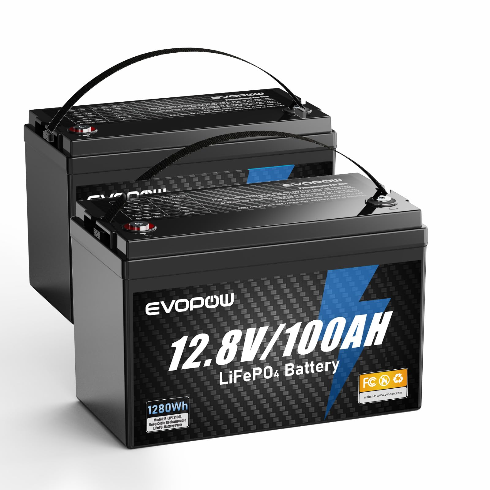 Amazon.co.jp: 12.8V 100Ah リン酸鉄リチウムイオンバッテリー 蓄電池