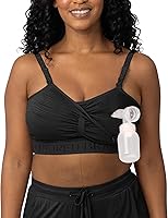 Vista 38 de Kindred Bravely Sublime Pumping Bra Hands Free, Adjustable Pumping & Nursing Bra with EasyClip for All Breast Pumps Negro