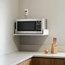 Suporte Aéreo Para Micro-ondas 60x40 Forninho Cozinha Nicho Branco