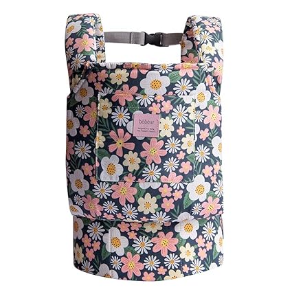 Bebamour Doll Carrier for Reborn Baby Dolls (Green Flower)