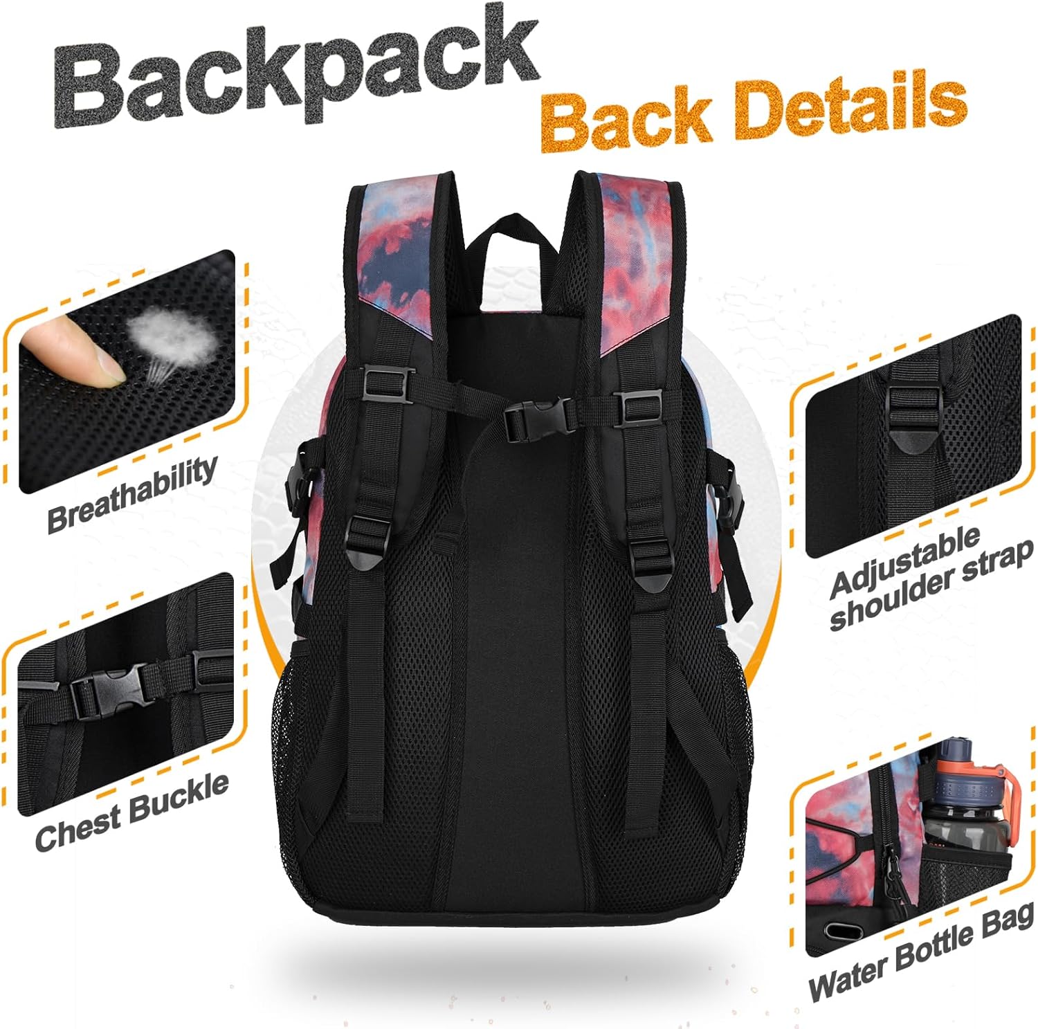 Goloni Soccer Backpack,Basketball Backpack with Ball Compartment & Shoe Compartment,Backpack for Basketball,Soccer