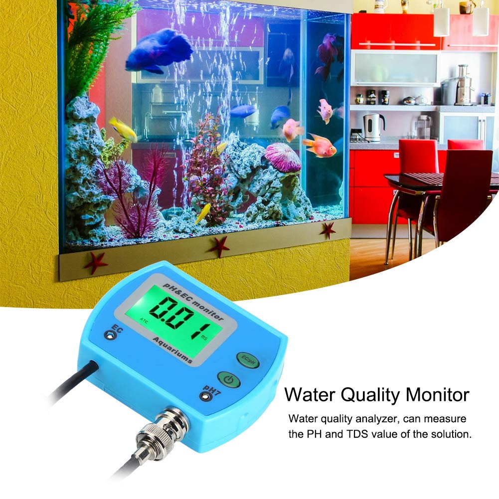 Tester di qualità dell'acqua TDS, misuratore di pH 4 in 1 e termometro TDS&EC, pH-metro con