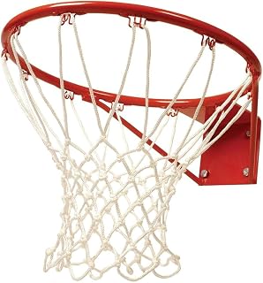 Elk Power Nylon Basketball Ring with Net and Screws Bolts Heavy Duty Wall Mount Basket Rim for Indoor Outdoor Practice Price In India