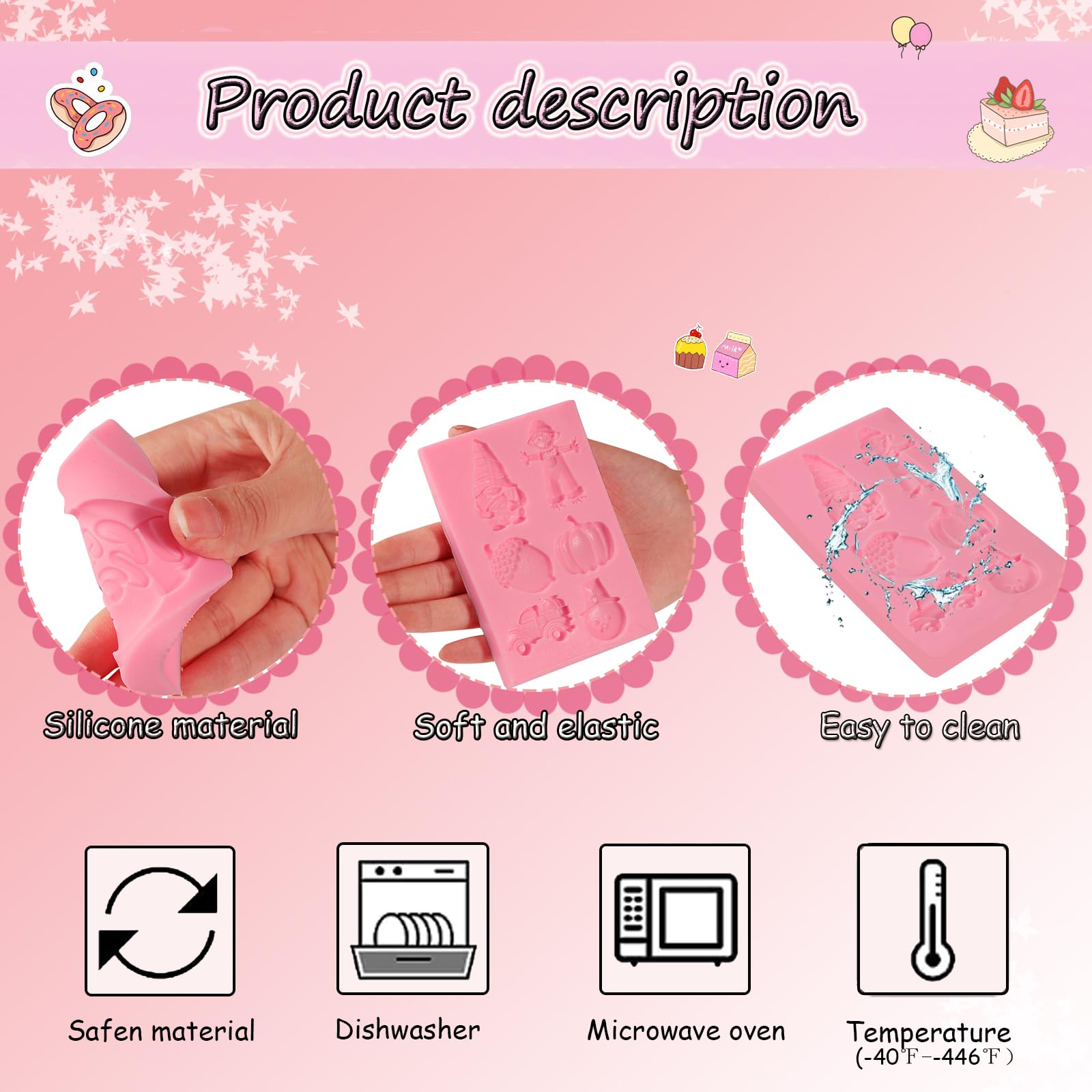 Molde de fondant para decoración de tartas-21