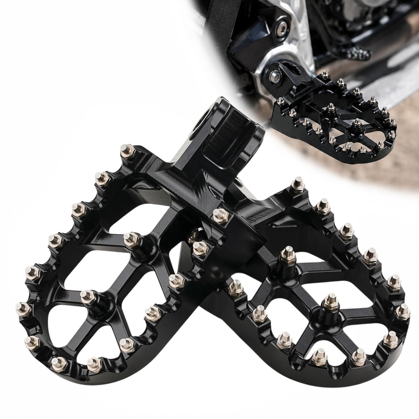 Motorrad-Fußrasten CNC-Aluminium für CFMOTO 450MT/MT450 Adventure Offroad