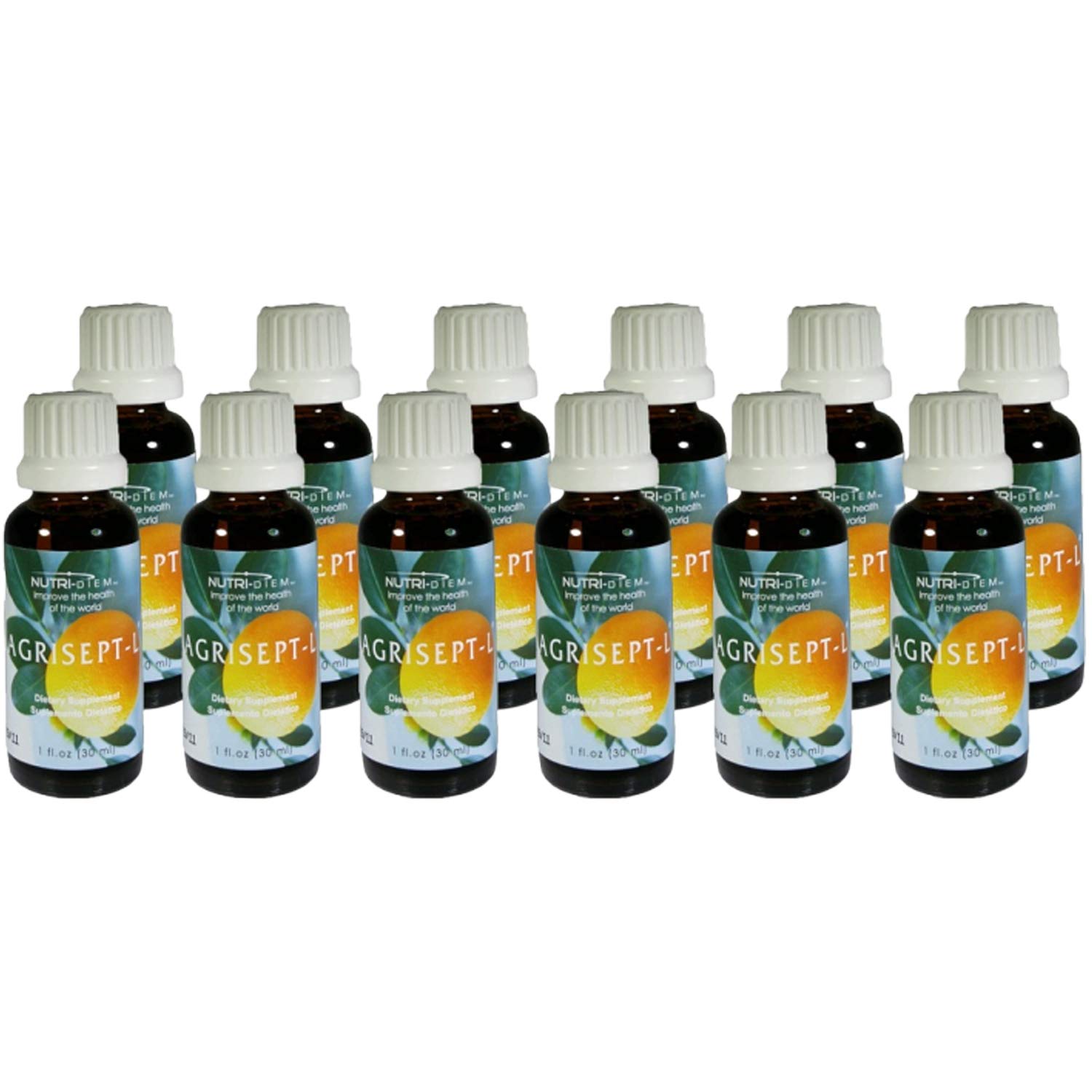 Agrisept - L Antioxidant 30ml (1 oz) 12 bottles by Nutri-Diem Inc.