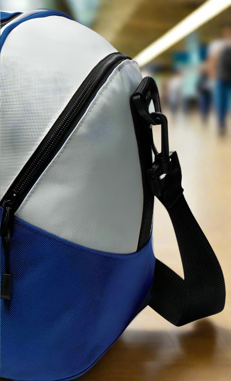 Old Dominion University Duffel Bag Large ODU Suitcase for Travel or Sports Gear Bag (Royal)