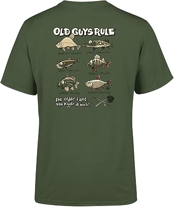 OLD GUYS RULE Bigger Fish II T-Shirt Military Green