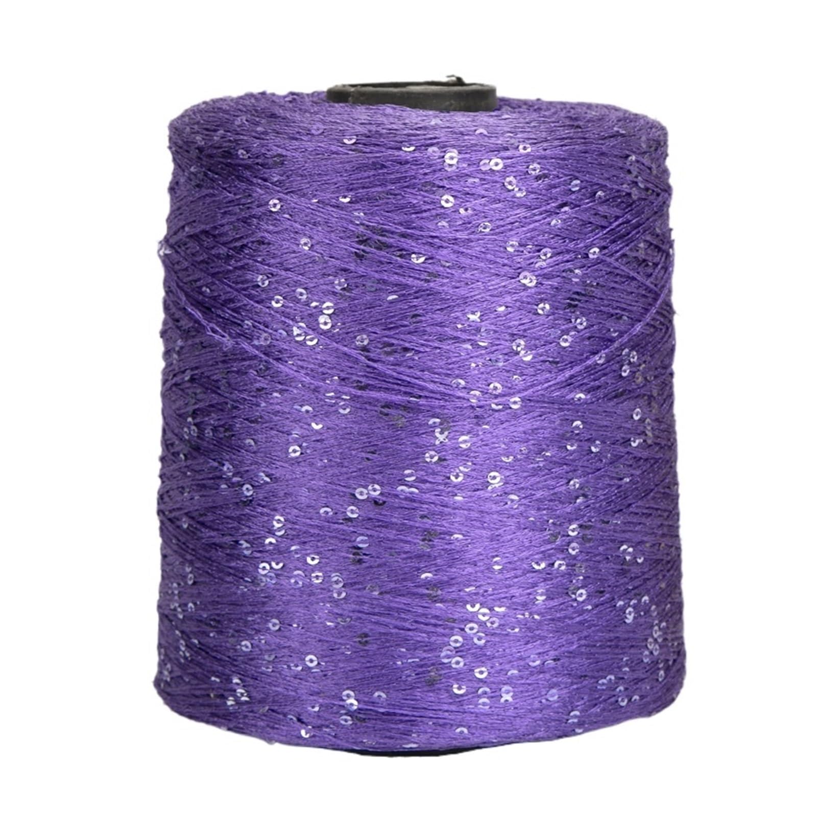 Filato Fantasia Glitterato Filato da 500 g, filato con paillettes, filo for uncinetto, lavoro a maglia, vestiti, ricamo(Color 10)