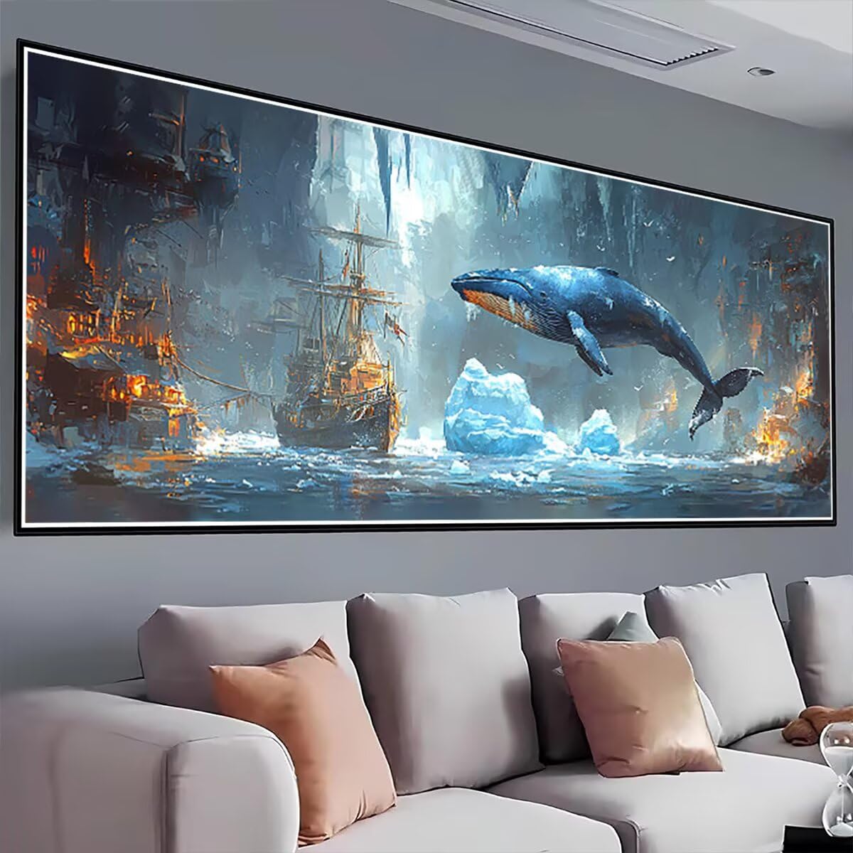 Diamond Painting Adulti, Diamond Painting Animale 60x160cm, Regalo -1224