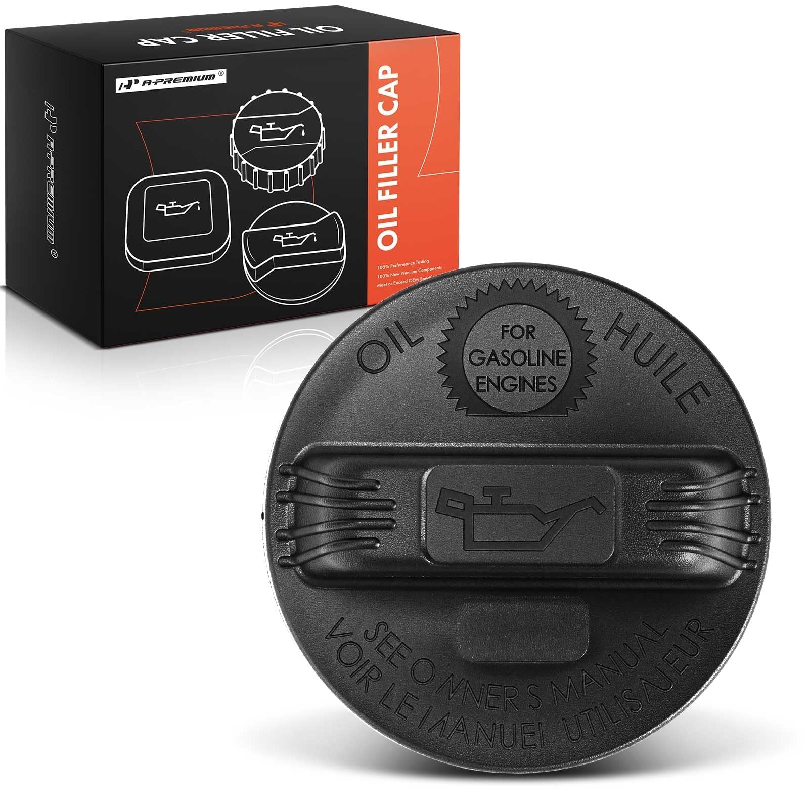 JkorkM 15610-P2A-000 Oil Filler Cap, Engine Oil Cap Compatible With 1996-2002 Accord 1996-1999 Civic 1998-2001 CR-V 1996-2004 Odyssey OEM 15610P2A000, Oil Filler Caps - Canada