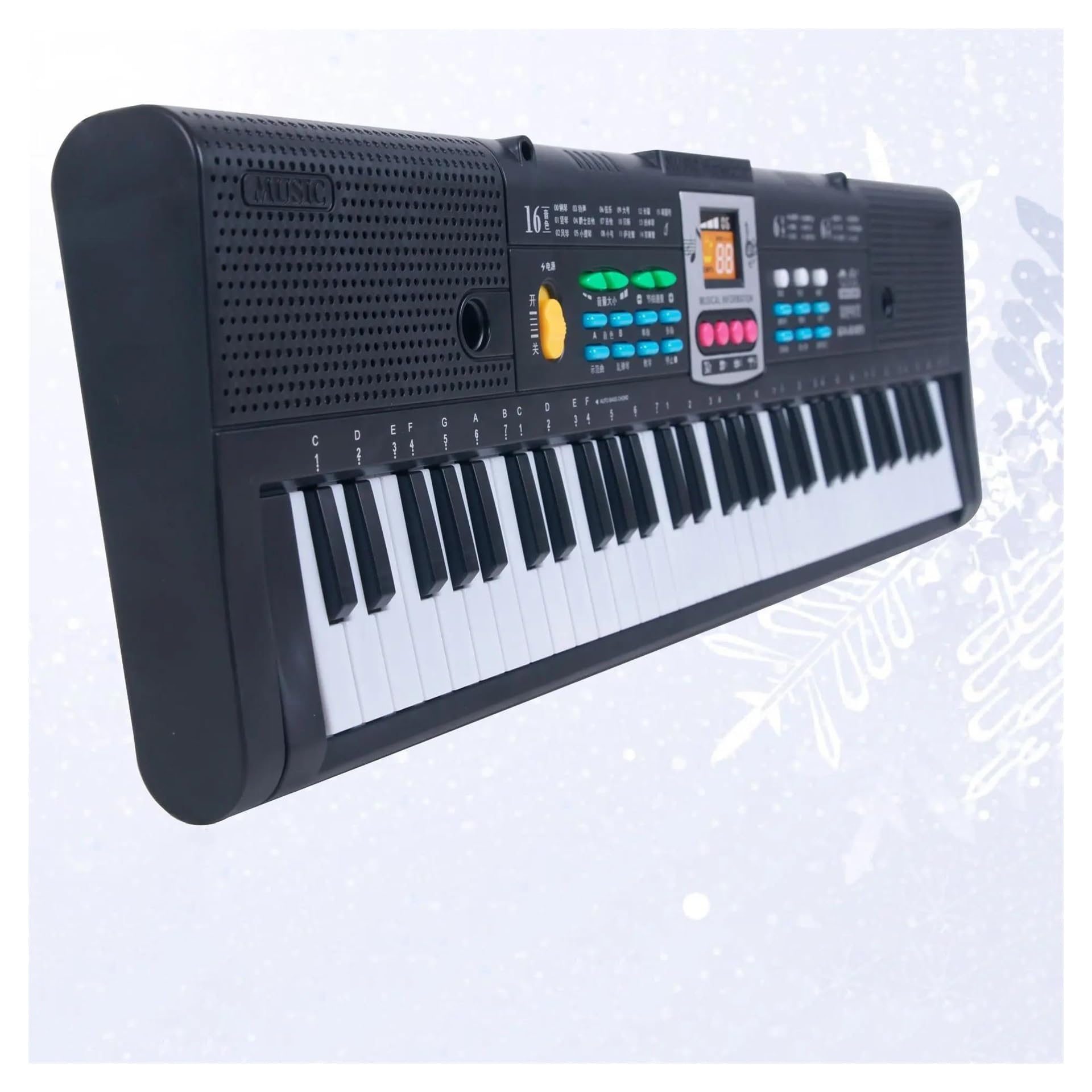 klawiatura elektroniczna 61 Klawiszy Fortepian Klawiatura Muzyczna Instrumenty Muzyczne Cyfrowy Syntezator Organów Elektronicznych