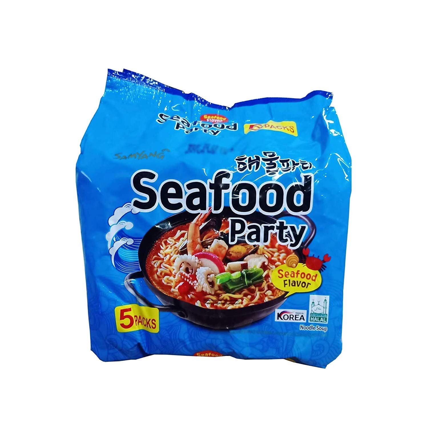 Samyang Seafood Party -125* Pack (Pack of 5) (Imported) (B08T5QGF68) Amazon Price History, Amazon Price Tracker
