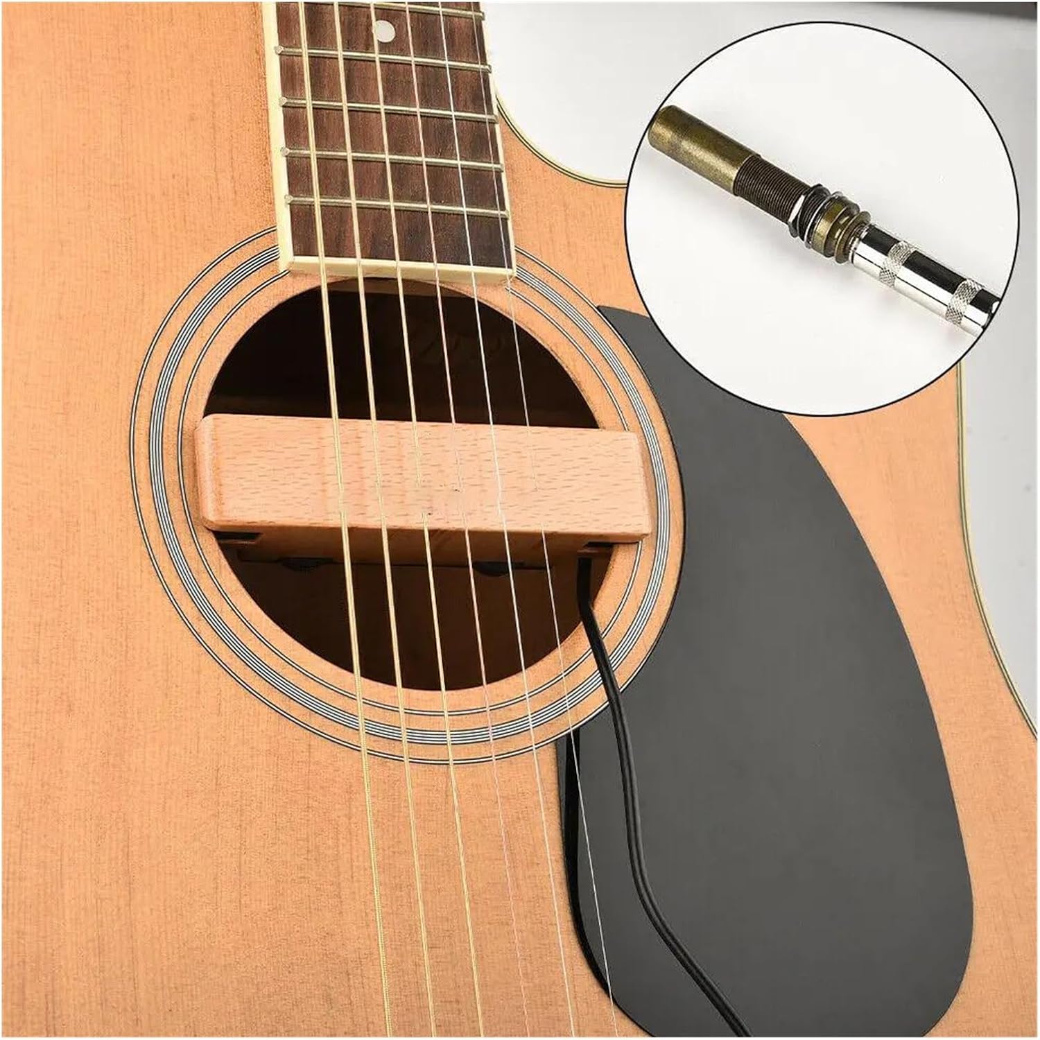 Passive pickup sound for acoustic guitar instrument accessories
