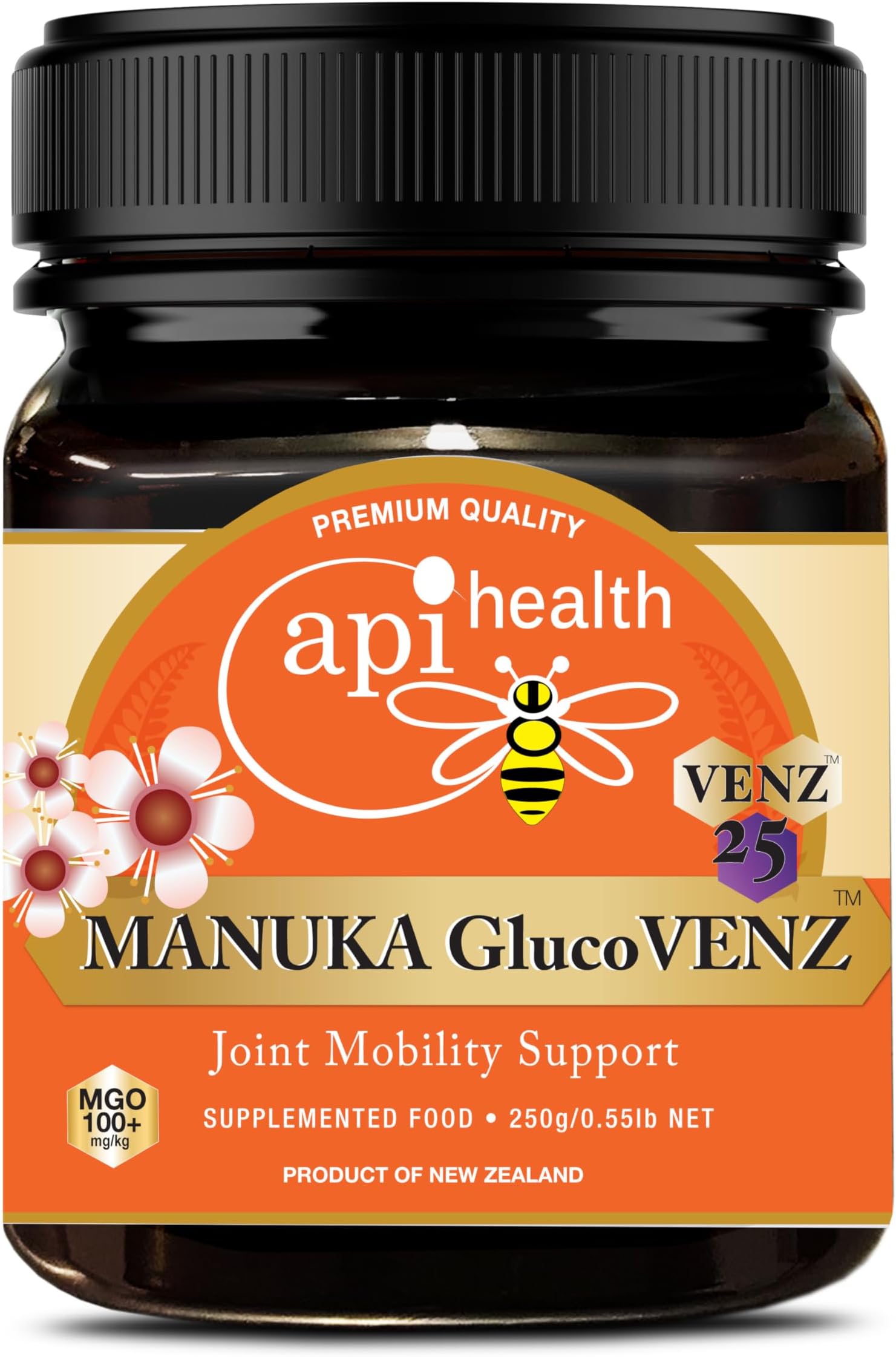 Manuka Gluco VENZ - Bee Venom and Glucosamine Honey 250g