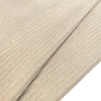 XMAYODS Large Cushion Cover 60cm x 60cm 40x40cm Striped Cushion Cases Square/Rectangle Corduroy Pillow Covers 40 x 60cm 50cm x 50cm for Living Room Sofa ChairCamel,60x70cmPack of 1