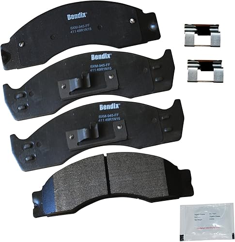 Vista 243 de Bendix Priority1 CFC1035 Pastillas de freno delanteras de cerámica para modelos seleccionados Chevrolet Aveo, Aveo5, Optra, Spark, Spark EV, Pontiac