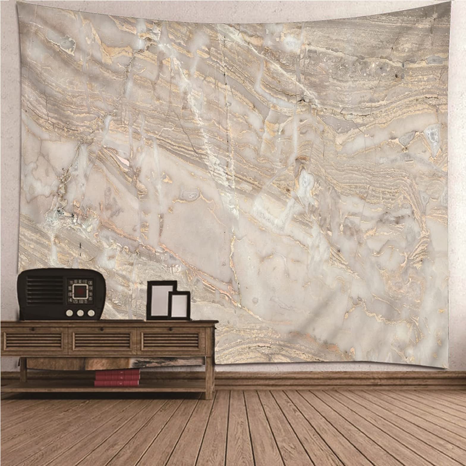 Ethereval Tapestry Window Vertical For Bedroom Mandala Pattern 3D Nature Tapestries Long Narrow Gray Wall Hangings Fabric Decorations 350x250cm