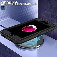 Vista 4 de Funda para iPhone 7/8Plus, iPhone 8 Plus y 7 Plus, resistente protección para teléfono, a prueba de golpes, a prueba de polvo, a prueba de caídas