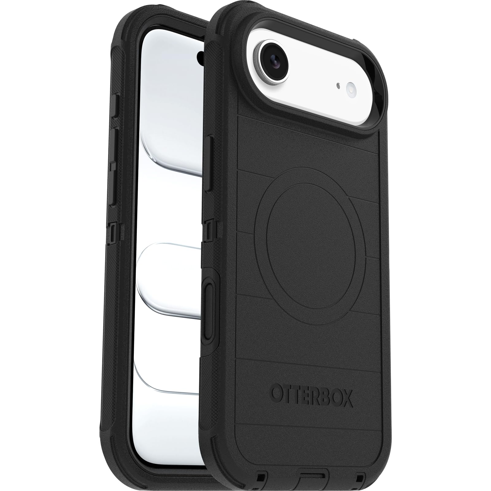 OtterBox Defender Series Pro MagSafe Hülle für iPhone Air, stoßfest, sturzsicher, extrem robust, Schutzhülle, 7X getestet nach Militärstandard, Schwarz