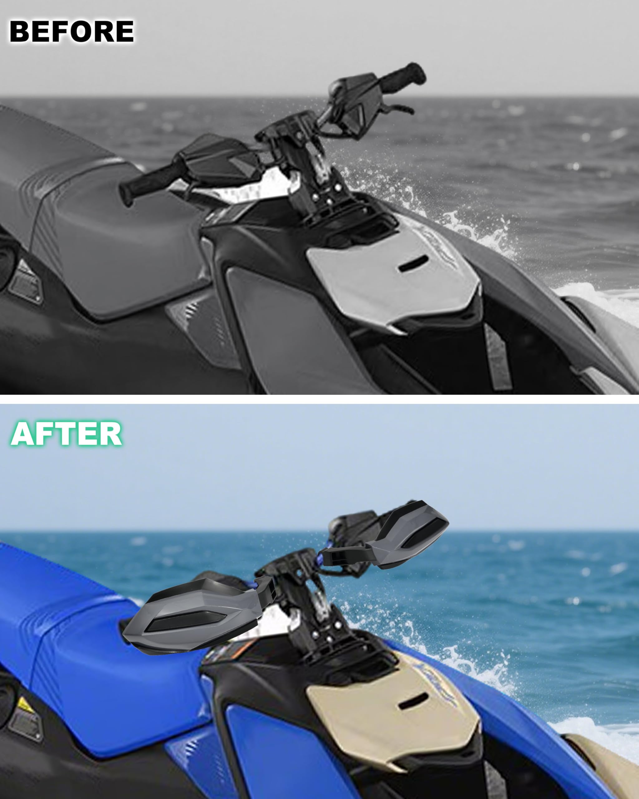 POKIAUTO Handguards Wind Deflector for Sea-Doo Spark Trixx 2025 