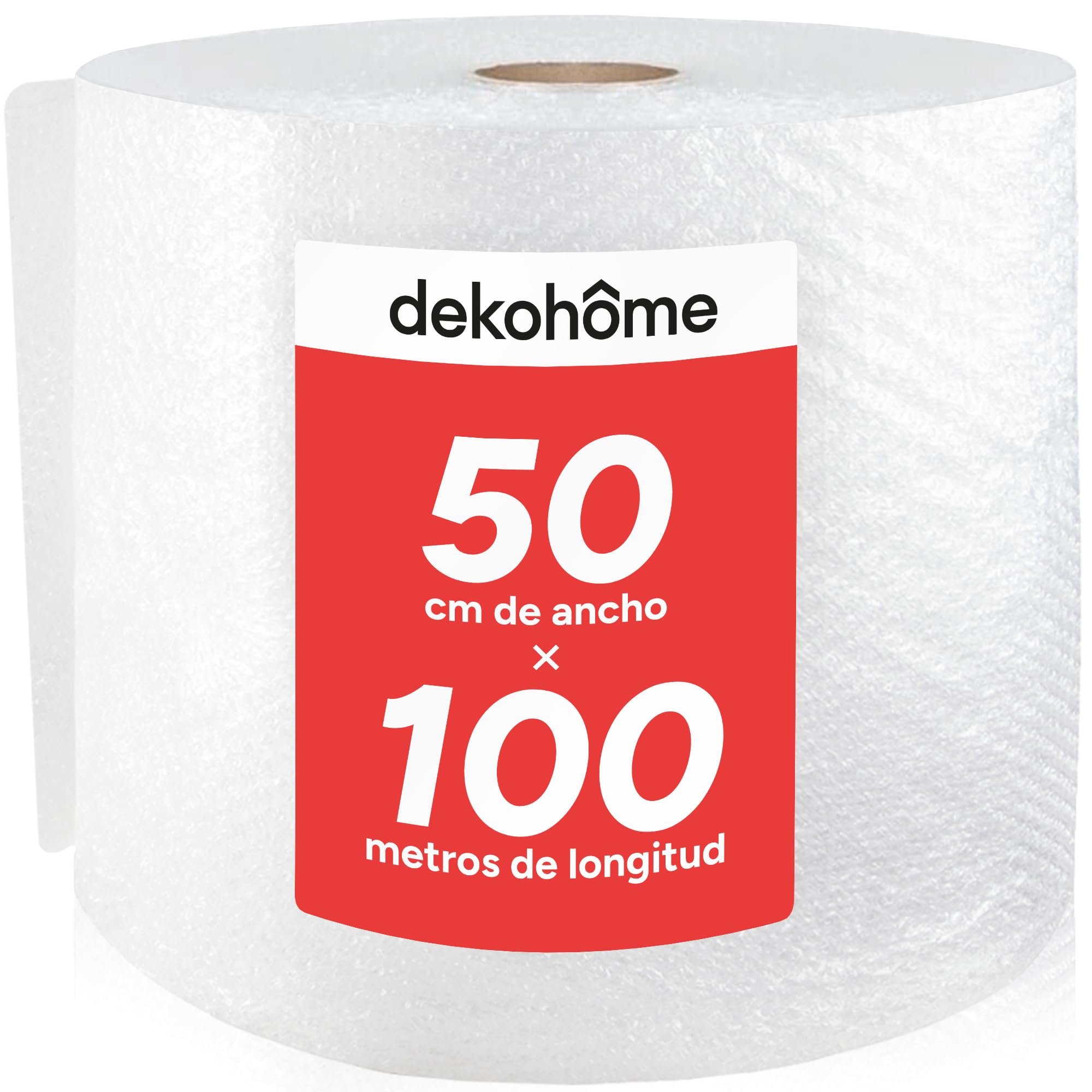 Rouleau en plastique Bulles Emballage, 50 cm de largeur et 100 m de longueur. Papier bulle parfait pour les objets fragiles, les déménagements, les emballages et les expéditions