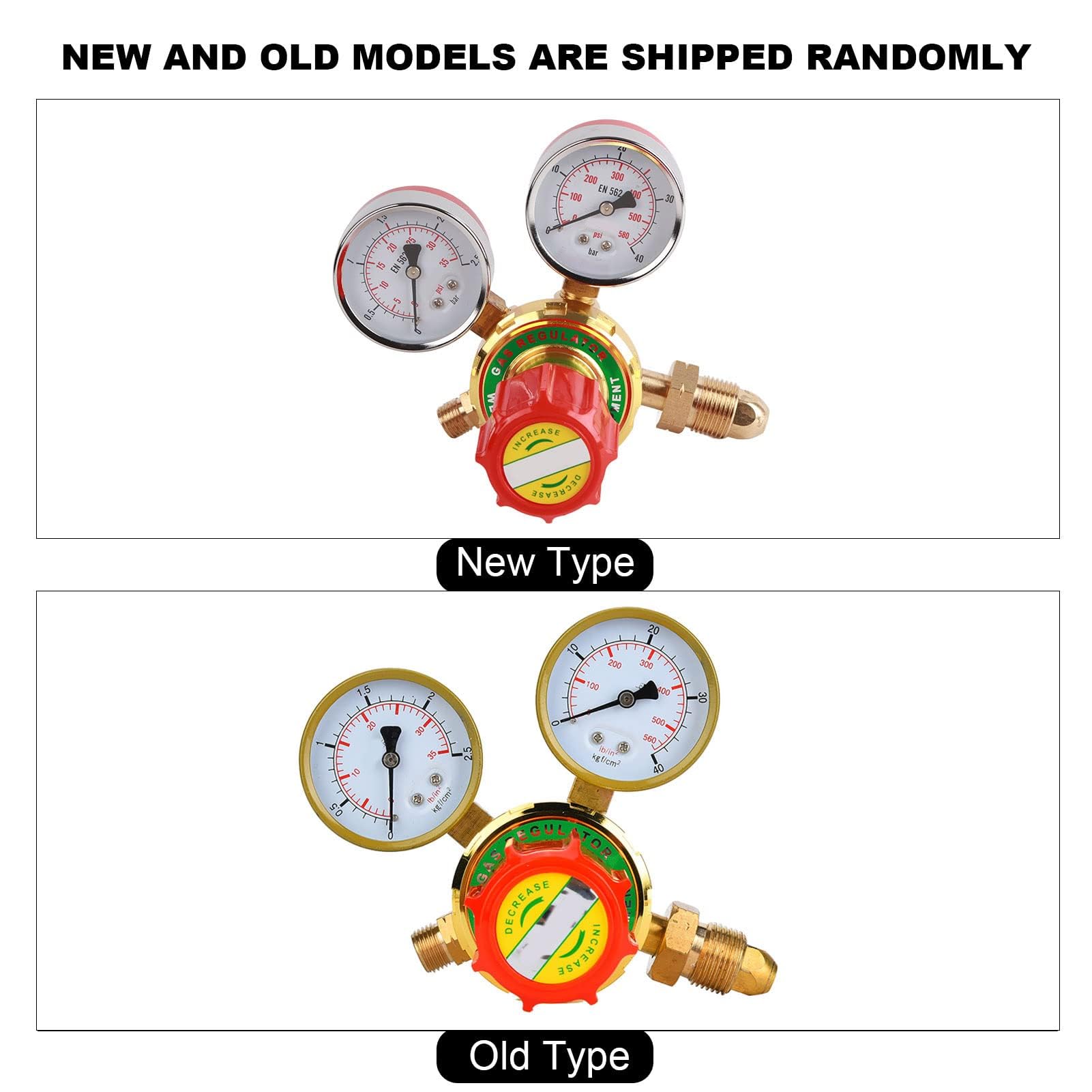 Medidor de Calibre de Acetileno Manómetro Regulador de Gas Reductor de Presión para Soplete Kit Soldadura