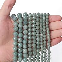 Vista 47 de 60 piezas de cuentas sueltas de malaquita de 6 mm para hacer joyas, cuentas naturales semipreciosas redondas y suaves para collares y pulseras