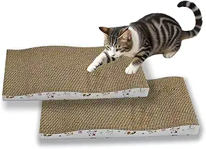 VELVETPAW Cat Scratching Board cat Scratcher Cat Scratch Pad Cardboard cat - product image