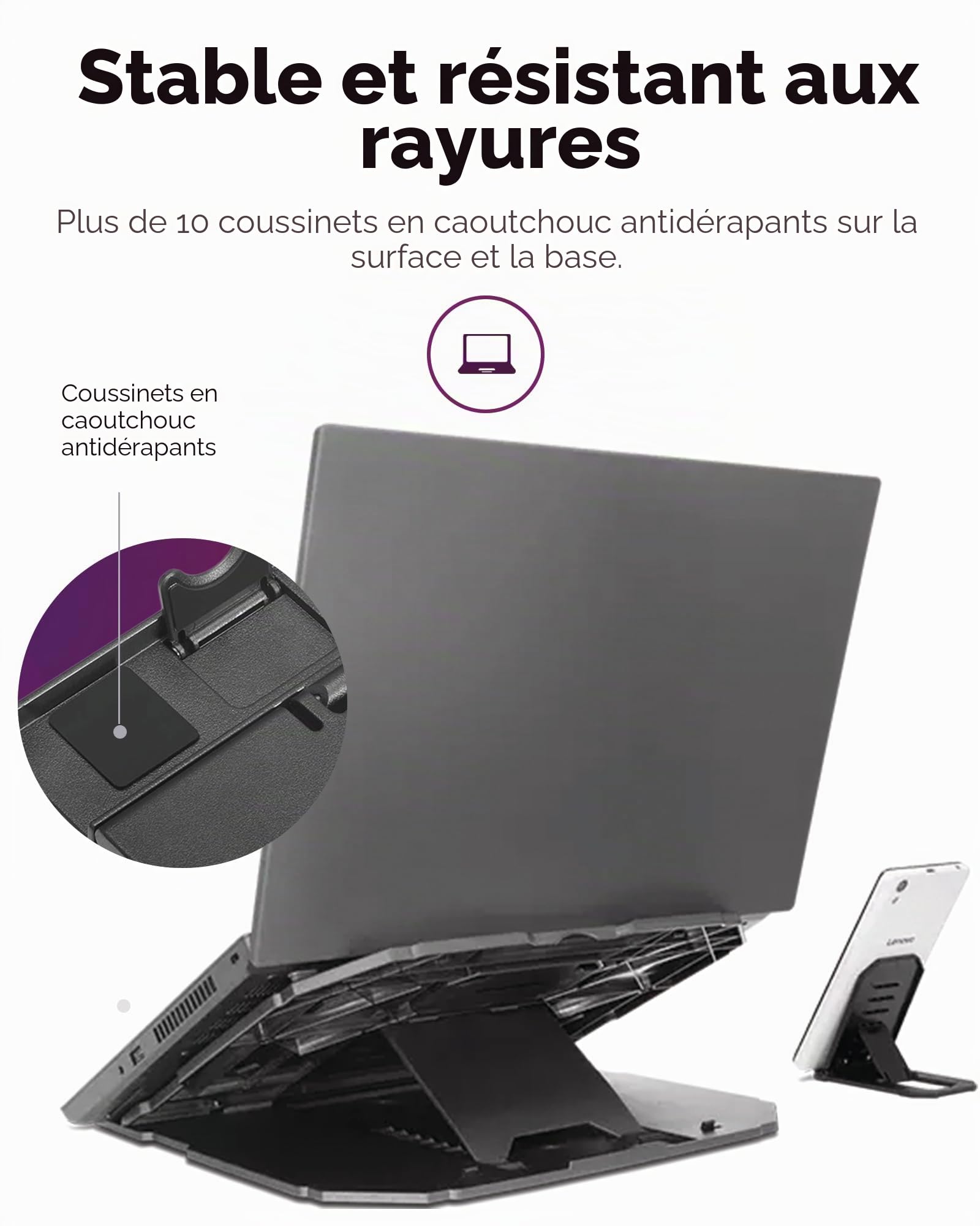 Lenovo Support 2 en 1 pour Ordinateur Portable GXF0X02619