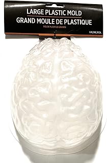 CABE Halloween Zombie Brain Gelatin Mold Plastic Jelly Ice Scary Decoration Party(Bundle KC Tingamajig)