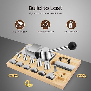Jewelry Ring Bending Machine, Ring Bending Tools Set, Multi-Functional Ring Earring Ring Bender Maker Jewelry Making Tools, Ring Bending Tool Set