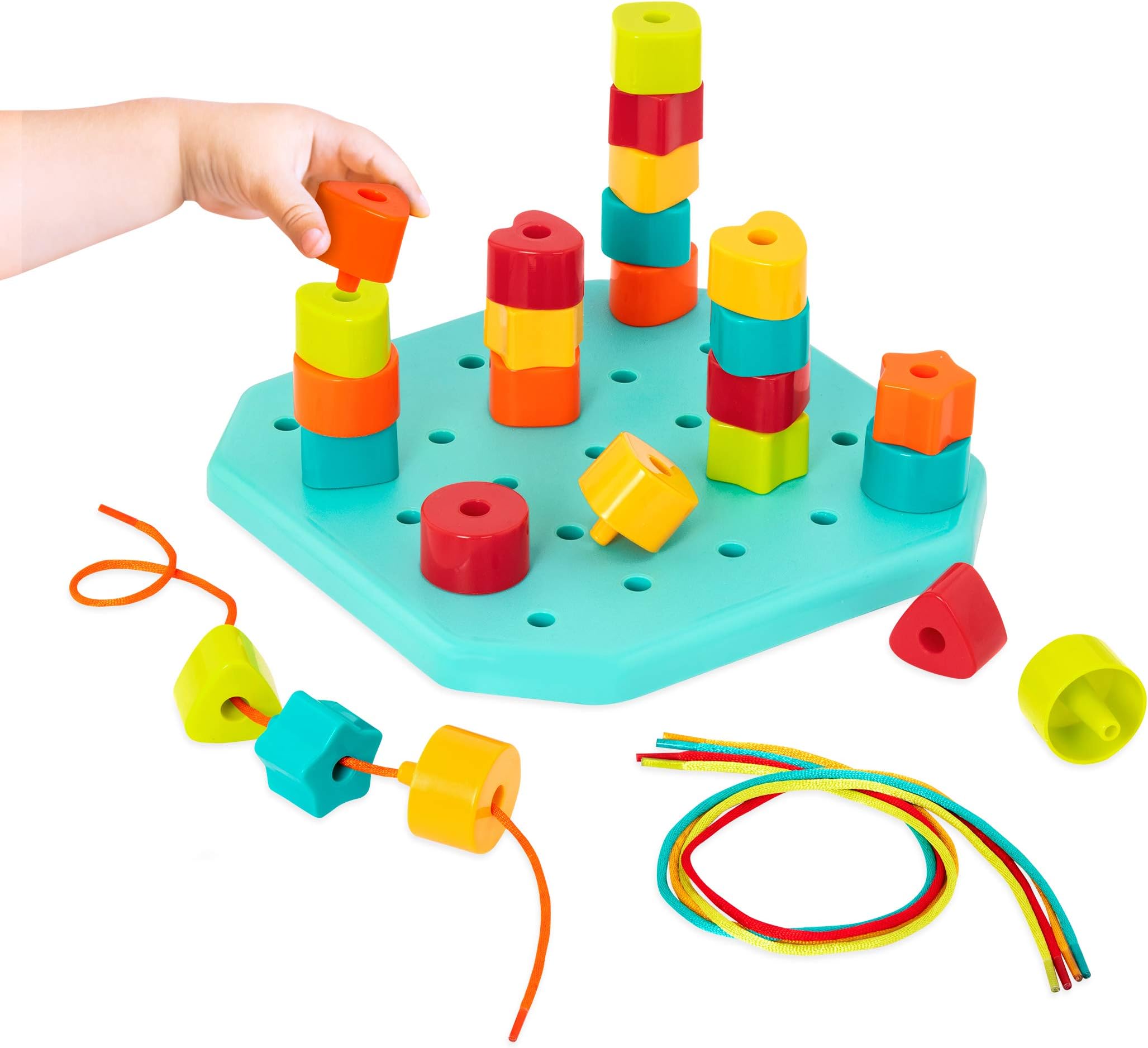 Count & Match Pegboard Stacking Pegboard Toy