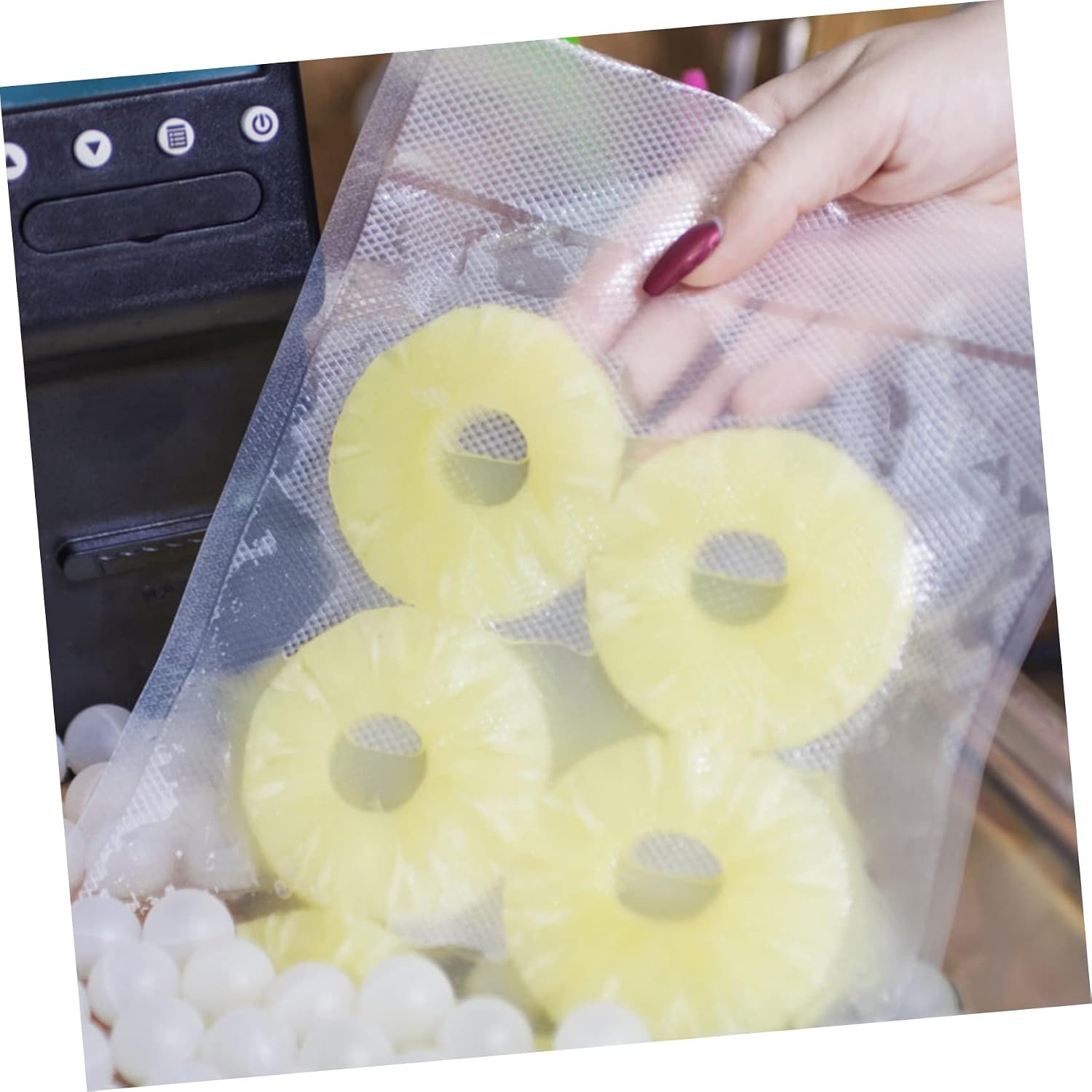 Vacuum Sealer Bags 2 Rolls PE Pa Microwavable Boilable Kitchen