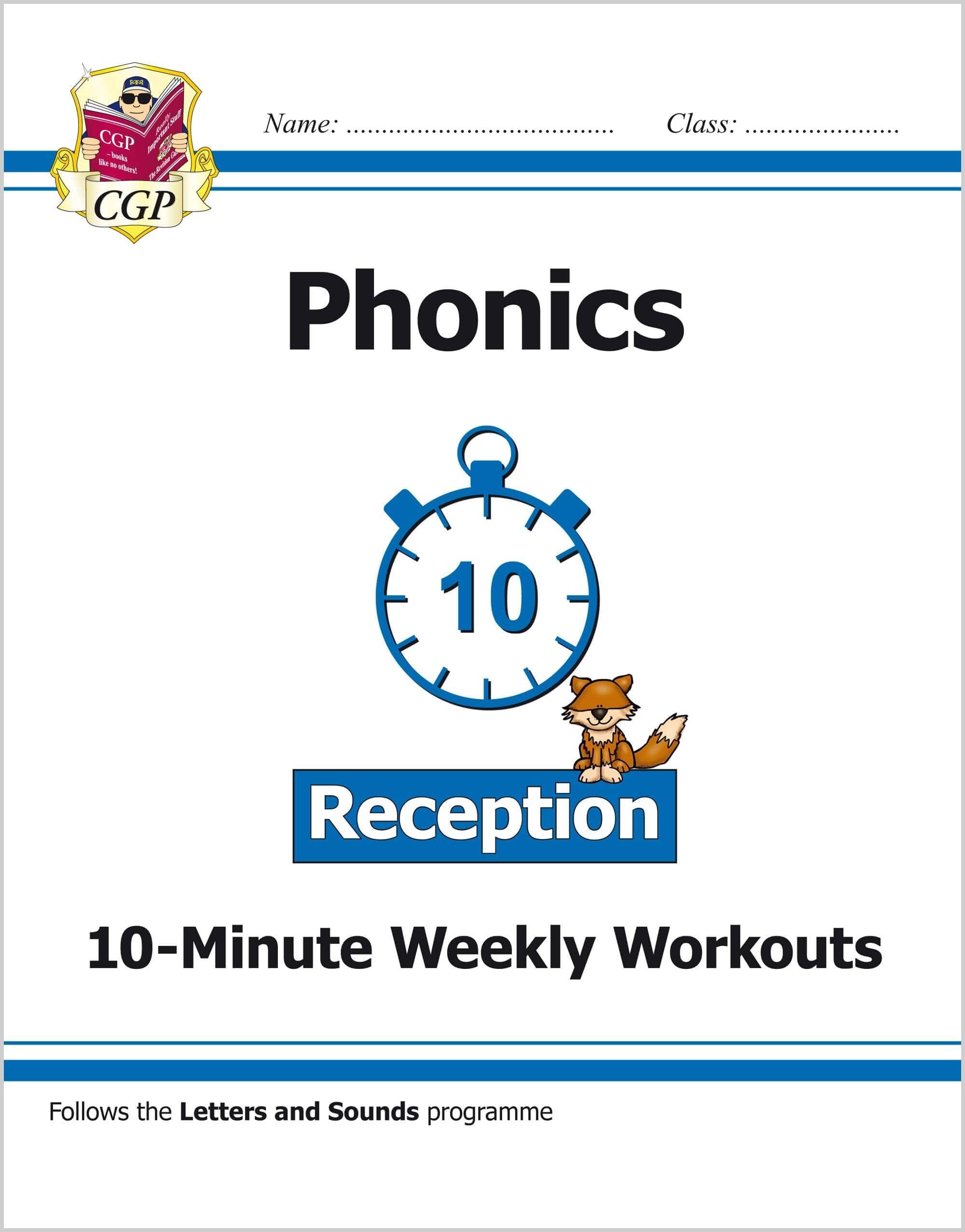Reception English 10-Minute Weekly Workouts: Phonics