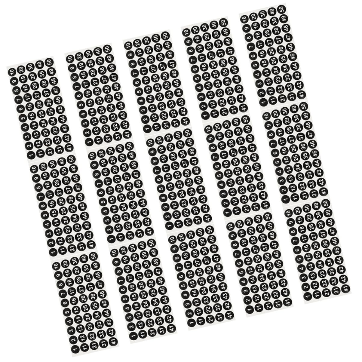 HOMSFOU 3 Set Adesivi Autoadesivi Etichette Adesive Rotonde Per Classificazione E Ordinamento Per Scatole E Contenitori Design E Facile Usare 15 Fogli*3