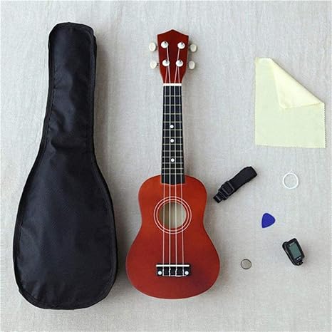 Amazon.com: HUYP - Ukelele soprano de 20.9 in, 12 trastes, 4 cuerdas para  guitarra, con correa de bolsa (color: rojo, tamaño: 20.9 in) : Instrumentos  Musicales