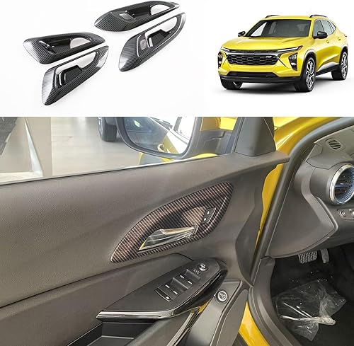 Accesorios para el interior del automóvil compatibles con Chevrolet TRAX 2023 2024, manija de puerta, cubierta de panel de cuenco, bordes de marco disponible en Yaxa Guatemala
