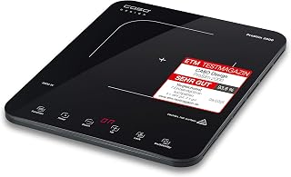 CASO ProSlim 2000 – ultraflache 2000W Induktionskochplatte, Testurteil „sehr gut“ (ETM Testmagazin 09/2025), Induktionskochfeld, 10 Temperaturstufen, Sensor‑Touch, Auto‑Topferkennung, Timer