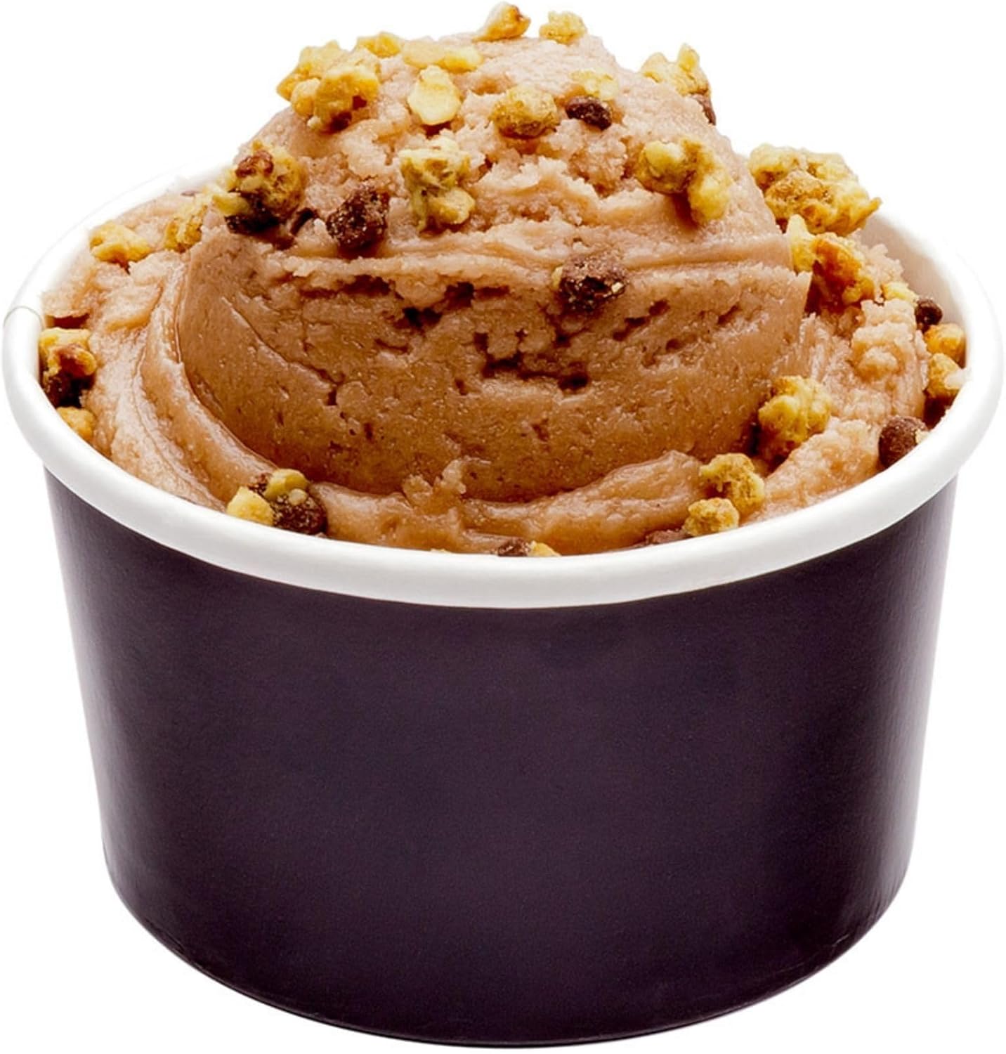 Coppetta 3 Ounce Paper Cups, 200 Durable To Go Cups - Lids Sold Separately, Disposable, Black Paper Dessert Cups, Freezable, For Cafes And Restaurants - Restaurantware