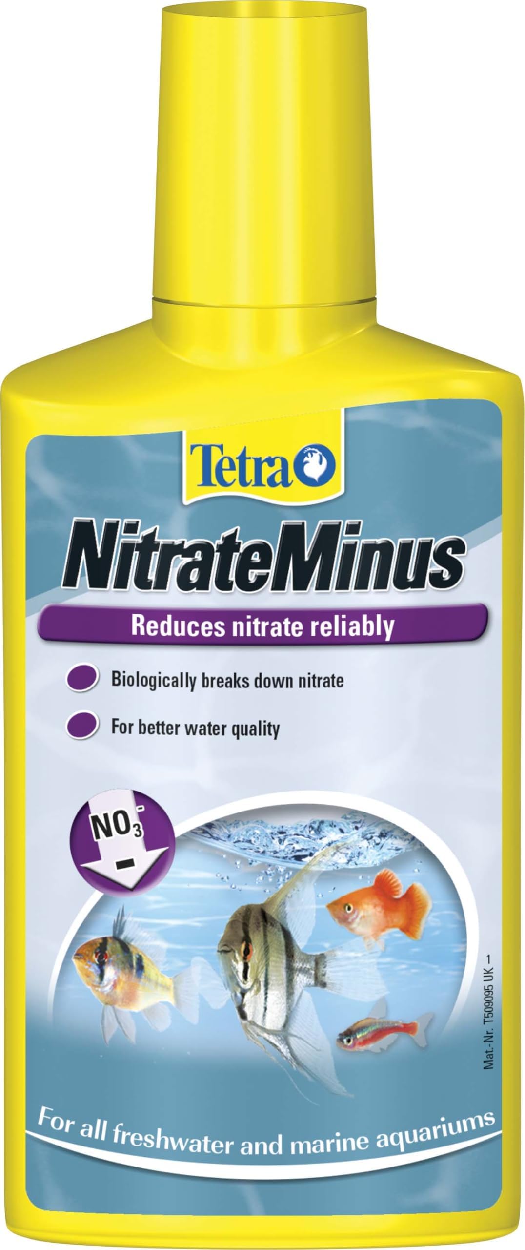 Tetra Nitrateminus Liquid, Reduces Nitrate For All Freshwater And Marine Aquariums, 250 Ml