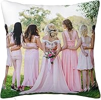 Vista 1 de Funda de almohada personalizada con imagen o texto, diseño de tu propia funda de almohada, funda de almohada personalizada, regalo ideal