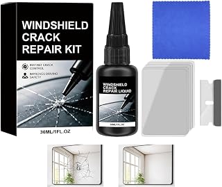 Reparationssats för bilvindruta | bärbar 30 ml hög transparens med lång livslängd, reparationssats sprucken vindruta | för duschdörr i glas sidoglas backspegel sedan lastbil